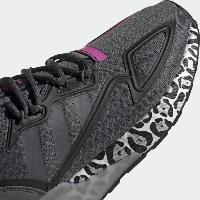 adidas ZX 2K Boost grey six/core black/screaming pink (Damen)