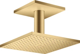Hansgrohe Axor ShowerSolutions Kopfbrause 250/250 2jet mit Deckenanschluss brushed goldoptik