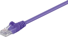 goobay Patchkabel, Cat5e, U/UTP, RJ-45/RJ-45, 20m, violett