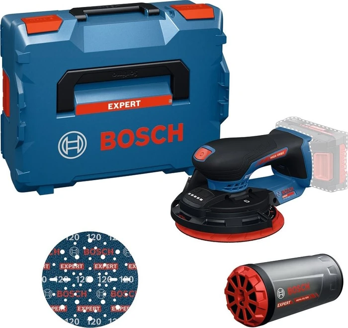 Bosch Professional Expert EXEX18V-150-5 Akku-Exzenterschleifer solo inkl. L-Boxx