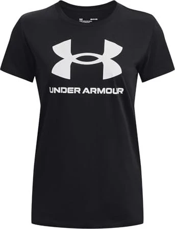 Under Armour Graphic Sportstyle classic Crew Funktionsshirt kurzarm schwarz/weiß (Damen)