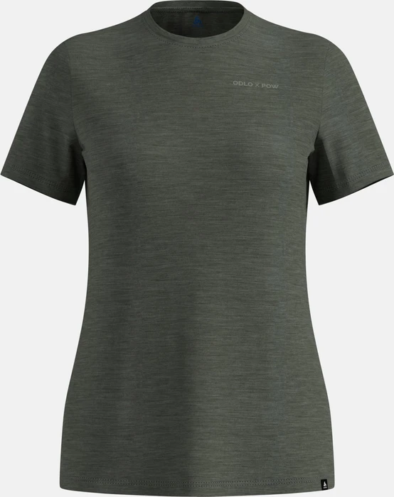 Odlo x POW Collective Voices Merinomix T-Shirt kurzarm urban chic melange (Damen)