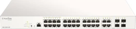 D-Link Nuclias DBS-2000 Rackmount Gigabit Managed Switch, 24x RJ-45, 4x RJ-45/SFP, 193W PoE+ (DBS-2000-28P)
