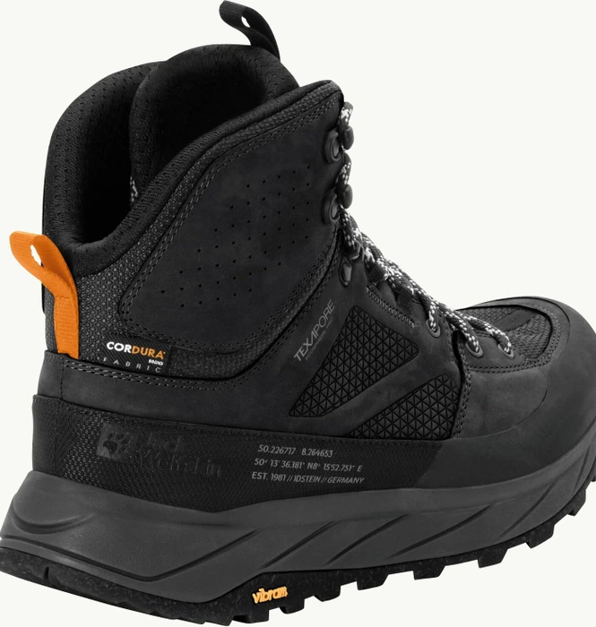 Jack Wolfskin Terraquest Texapore Mid schwarz (Herren)