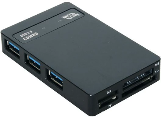 Exsys Multi-Slot-Cardreader, USB 3.0 Micro-B [Buchse]