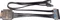 SilverStone 22-Pin SATA [Buchse] auf 7-Pin SATA [Buchse] + 15-Pin SATA [Stecker] Adapterkabel Vorschaubild