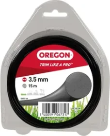 Oregon Trimmerfaden für Rasentrimmer schwarz, 3.5mm/15m