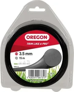 Oregon Trimmerfaden für Rasentrimmer schwarz, 3.5mm/15m