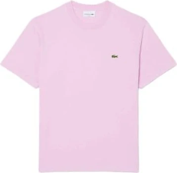 Lacoste Baumwolle T-Shirt kurzarm rosa (Herren)