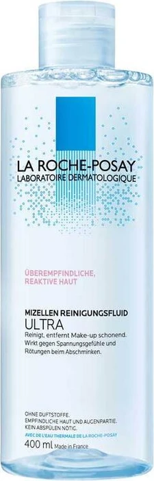 La Roche-Posay Mizellen Reinigungsfluid Ultra für reaktive Haut, 400ml