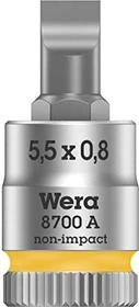 Wera 8700 A FL Zyklop Schlitz Steckschlüssel 1/4", 0.8x28mm