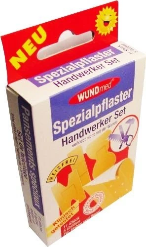 WUNDmed Spezialpflaster Handwerker Set 5 Größen, 11 Stück