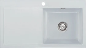 systemceram Mera 90 F Einbau Becken rechts alu
