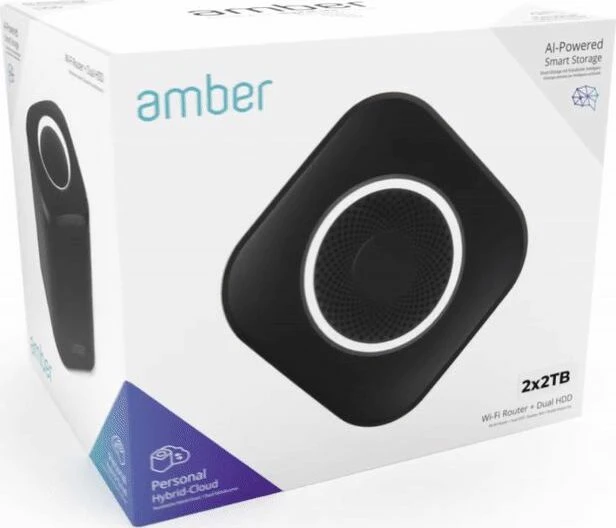 Amber Plus 4TB, 2GB RAM, 1x RJ-45 1000Base-T, 2x RJ-45 1000Base-T