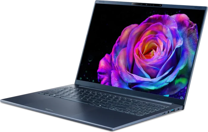 Acer Swift Go 16 AI OLED SFG16-A71-R505, Steam Blue, Ryzen AI 9 465, 16GB RAM, 512GB SSD, DE