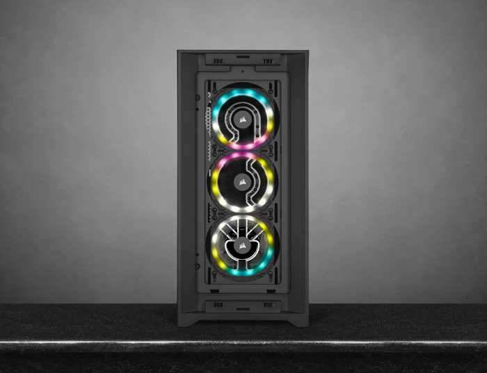 Corsair iCue 5000D RGB Hydro X, schwarz, Glasfenster