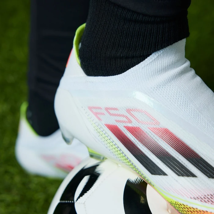 adidas F50 Elite Laceless FG cloud white/core black/solar yellow