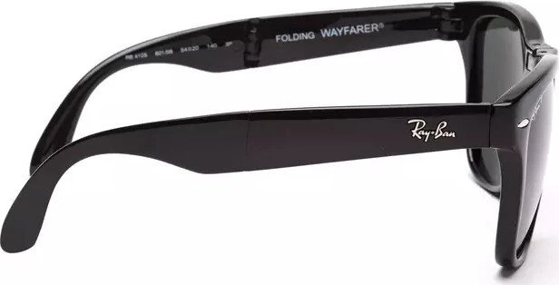 Ray-Ban RB4105 Wayfarer Folding Classic 50mm black/polarized green