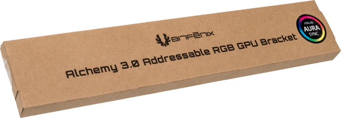 BitFenix Alchemy 3.0 Addressable RGB GPU Bracket, Grafikkarten-Halterung 1-fach