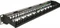 DeLOCK Patchpanel für RJ-45 Keystone Module 19", mit Kabelbefestigungsschiene, 24-Port, 1HE, 19", 1HE, schwarz Vorschaubild