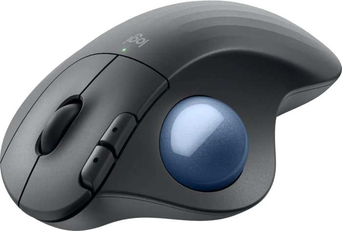 Logitech Ergo M575S Silent Wireless Trackball, Graphite, Logi Bolt, Bluetooth