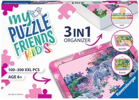 Ravensburger My Puzzle Friends Kids 3in1 Organizer Puzzle Unterlage rosa