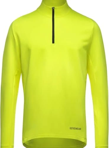 Gore Wear Everyday Mid 1/4-Zip Laufshirt langarm neon yellow (Herren)