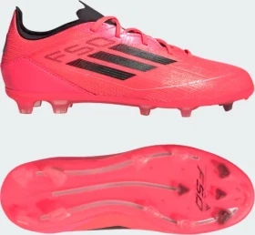 adidas F50 Pro FG turbo/aurora black/platinum metallic (Junior)