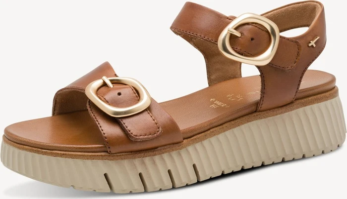 Tamaris Comfort Wide Fit cognac nappa (Damen)