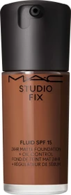 MAC Studio Fix Fluid 24HR Matte Foundation + Oil Control NW44 LSF15, 30ml