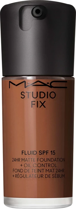 MAC Studio Fix Fluid 24HR Matte Foundation + Oil Control NW44 LSF15, 30ml