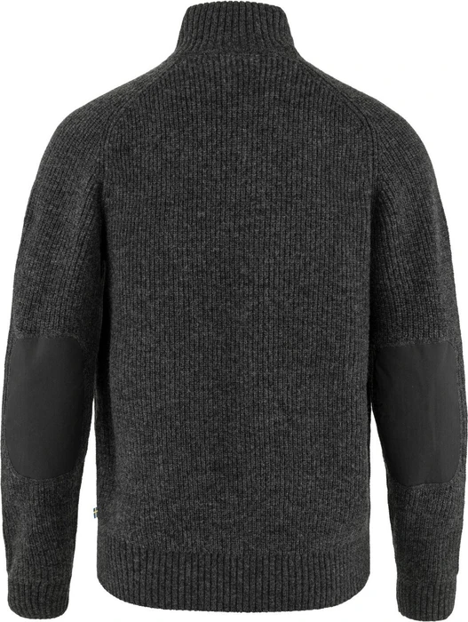 Fjällräven Övik Zip Strickjacke dark grey (Herren)