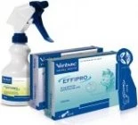 Virbac EFFIPRO Spot-On Antiparasitikum für mittelgroße Hunde Pipetten, 4 Stück