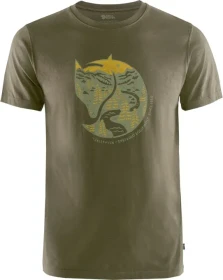 Fjällräven Arctic Fox T-Shirt kurzarm dark olive (Herren)