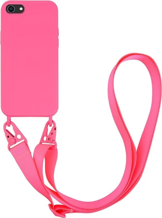 Vivanco Necklace Cover für Apple iPhone SE (2022) pink
