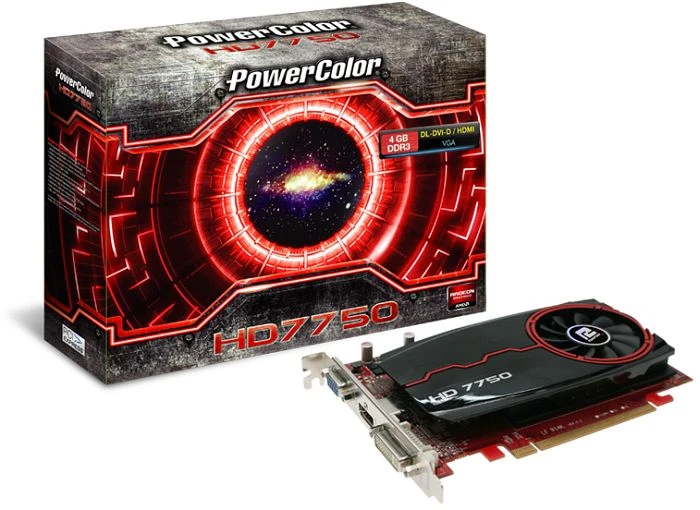 PowerColor Radeon HD 7750, 4GB DDR3, VGA, DVI, HDMI