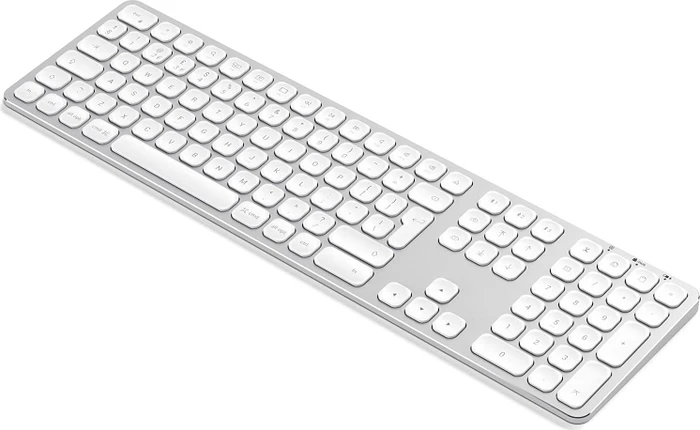 Satechi Aluminium Wireless Keyboard, silber, Bluetooth, UK