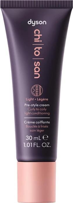 Dyson Chitosan Pre-Style Cream lockiges bis krauses Haar leichte Pflege, 30ml