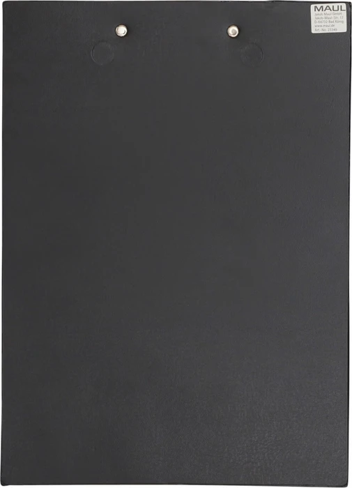 Maul Klemmbrett mit Folienüberzug und 2 Neodym-Magneten, A4, schwarz