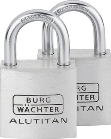Burg-Wächter Duo 770 30 Alutitan, 5mm, 51mm, 2er-Set