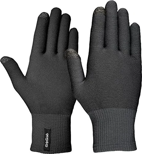GripGrab Merino Wool Liner Innenhandschuhe schwarz