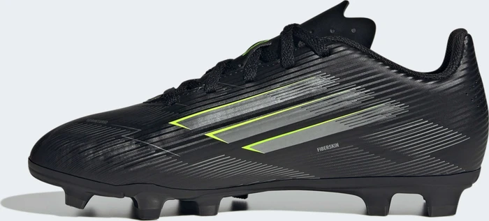 adidas F50 Club core black/iron metallic/lucid lemon (Junior)