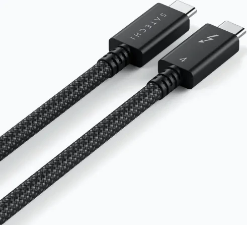 Satechi Thunderbolt 4 Pro Kabel, 240W, schwarz, 1m (verschiedene Markenbezeichnungen)