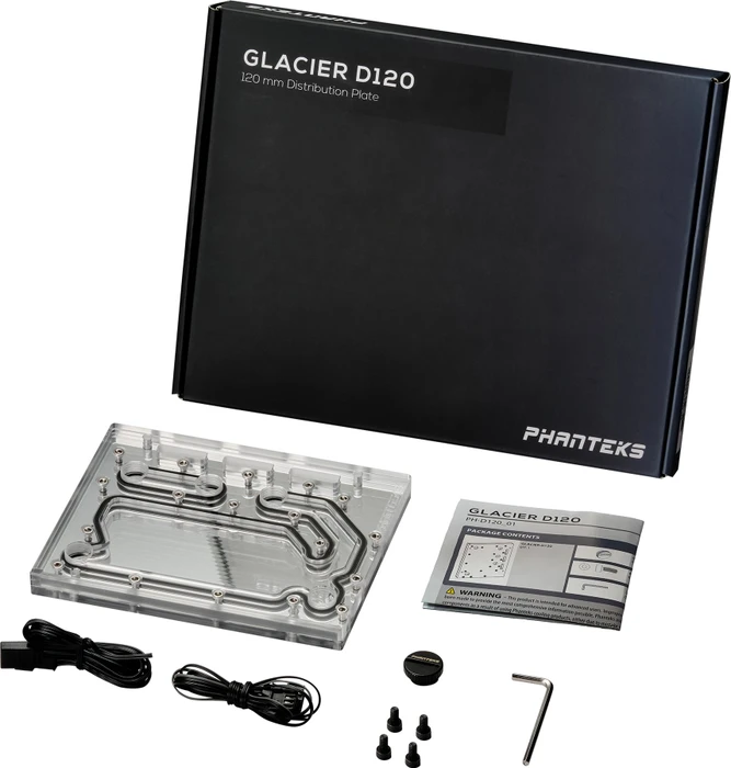 Phanteks Glacier D120 Distro-Plate, Verteilerplatte