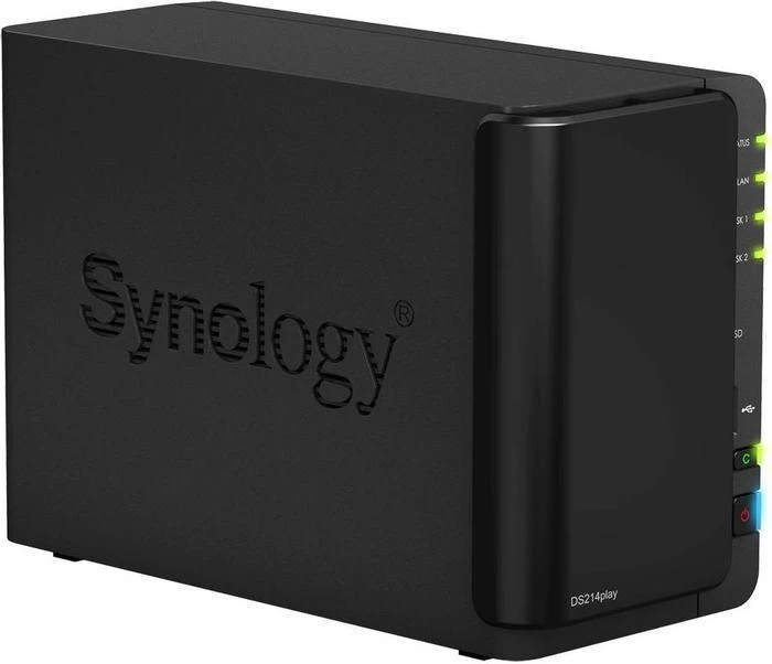Synology DiskStation DS214play, 1GB RAM, 1x RJ-45 1000Base-T, 2x USB-A 3.0