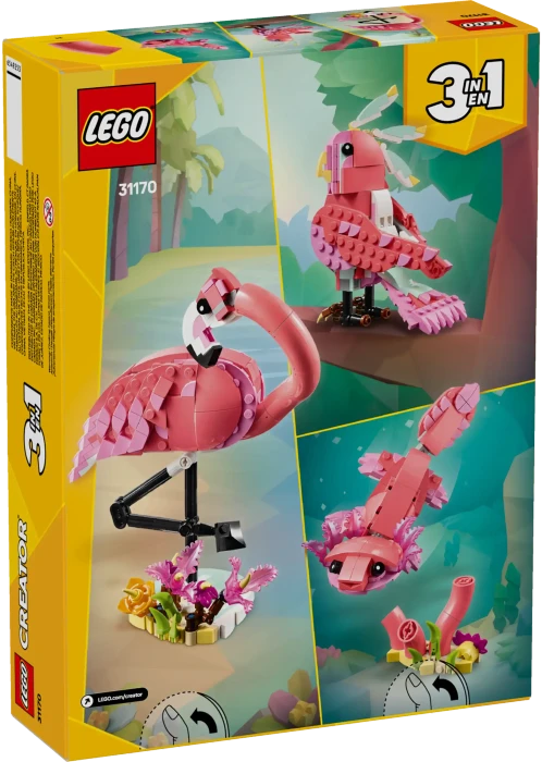 LEGO Creator 3in1 - Wilde Tiere: Rosa Flamingo