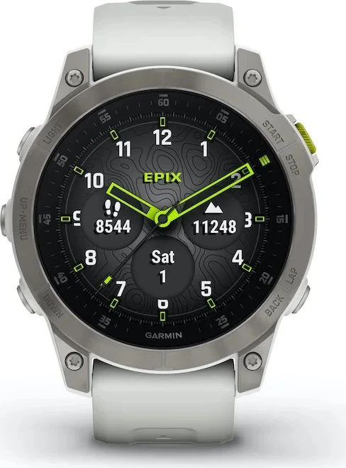 Garmin epix 2 Sapphire white titanium