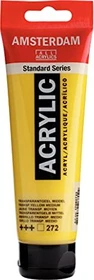 Royal Talens Amsterdam Standard Series Acrylfarbe, transparentgelb mittel, 120ml