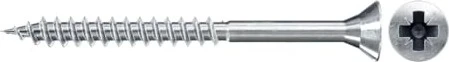 fischer ClassicFast FSPII CZP 6.0x80 BC Spanplattenschraube, 6x80mm, 200 Stück