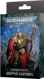 Games Workshop Warhammer 40.000 - Datakarten: Adeptus Custodes 2024 (DE)